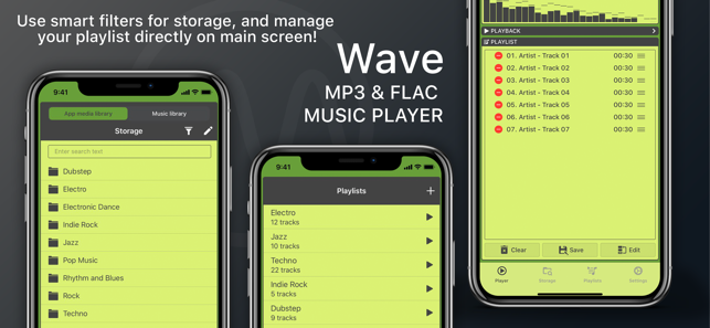 Wave - MP3 & FLAC Music Player(圖5)-速報App