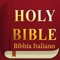 This app contains both "Old Testament" and "New Testament" in Italian