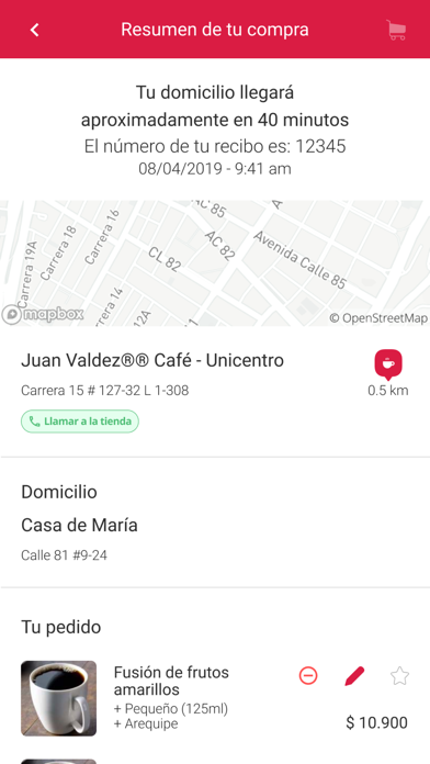 Juan Valdez Colombia screenshot 4