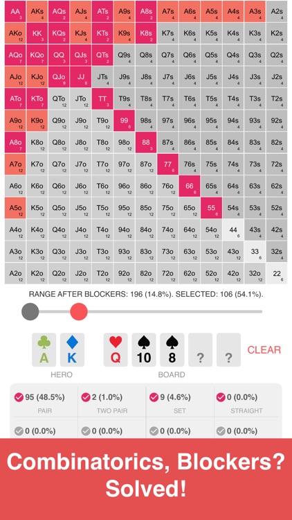 Preflop+ Poker GTO Nash Charts screenshot-2