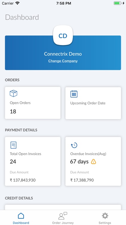 Connectrix Customer App