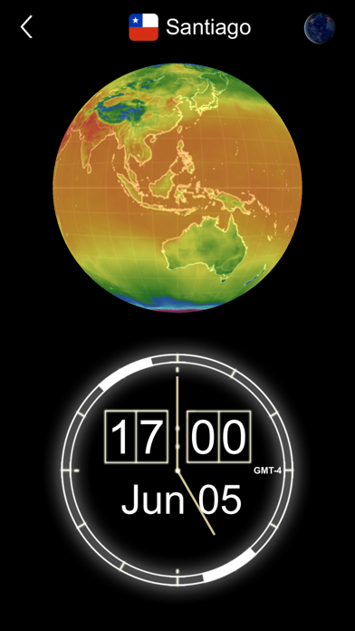 3D Global Temperature Map screenshot 2