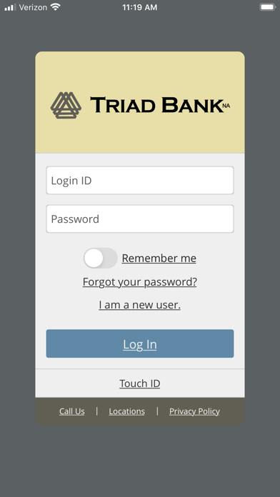 How to cancel & delete Triad Bank – Mobile Banking from iphone & ipad 1