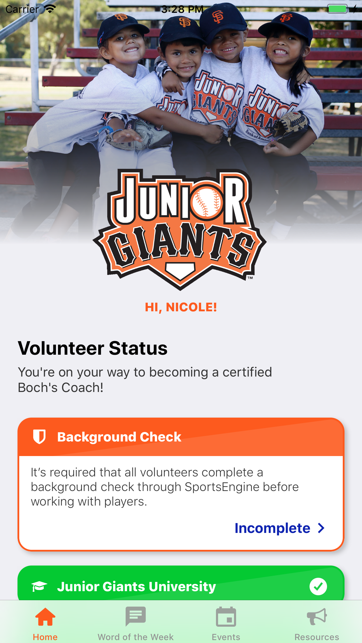Go Junior Giants screenshot 1