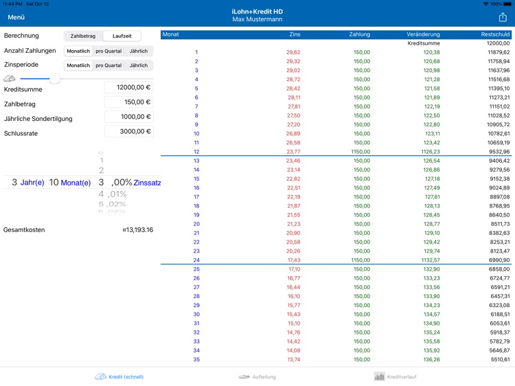 iLohn+Kredit HD 2020 screenshot-8