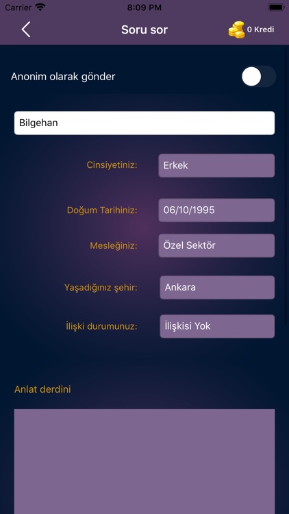 Bi sey soracaktim screenshot-3