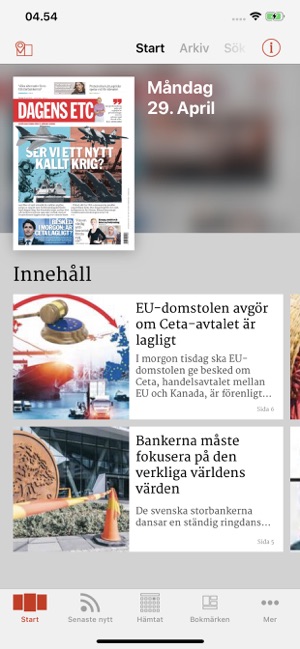 ETC tidningarna(圖1)-速報App