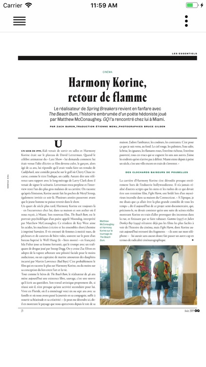 GQ Magazine France screenshot-4
