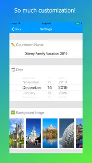 countdown for disney world iphone screenshot 4