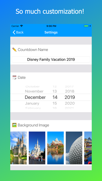 Countdown for Disney World screenshot 4