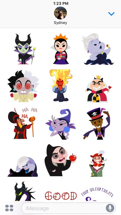 Disney Stickers: Villains