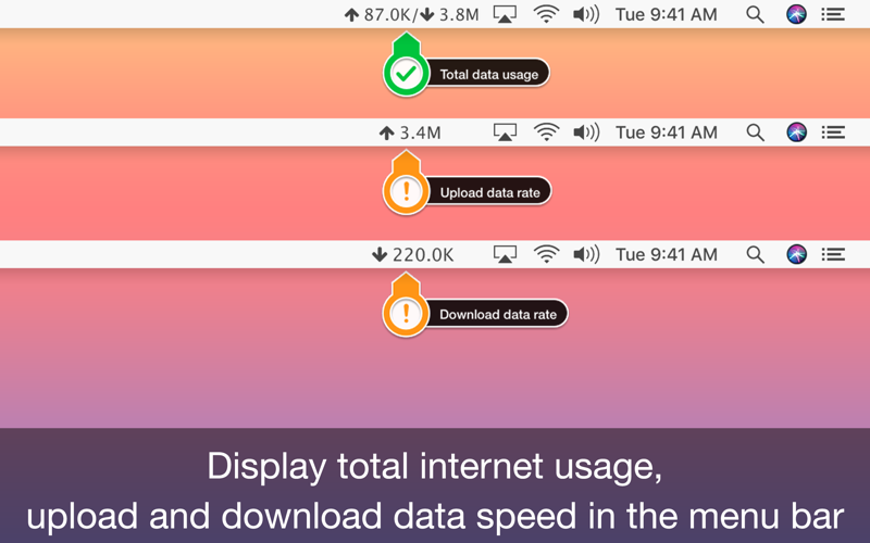 Скриншот из TransData: Internet Data Rate