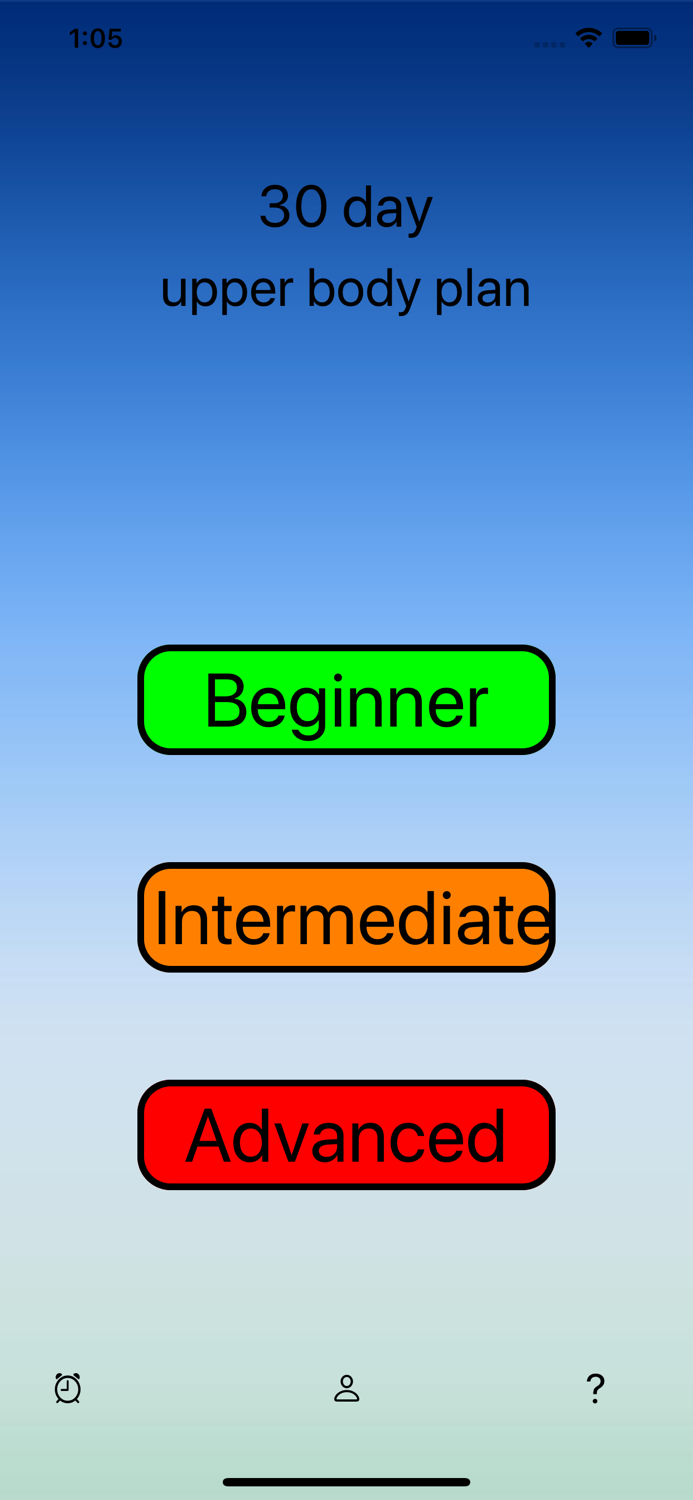 30 Day Upper Body Plan