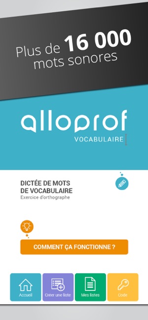 Dictée de mots Alloprof(圖1)-速報App
