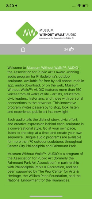 Museum Without Walls™: AUDIO(圖1)-速報App