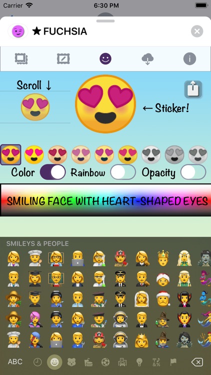 FUCHSIA Emoji • Stickers screenshot-4