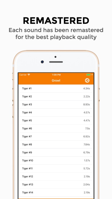 Growl - Tiger Sounds screenshot 4