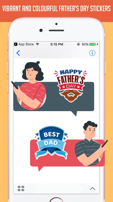 Screenshot #3 pour Father's Day 2020 Stickers