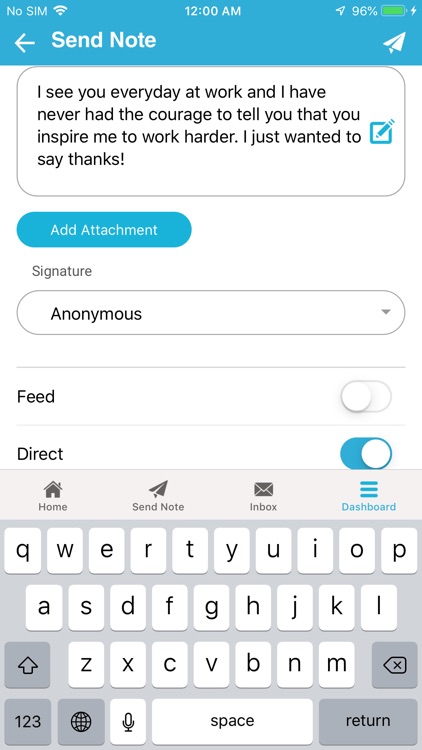 ICU gratitude app