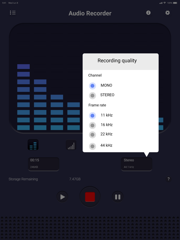 Voice recorder: Audio editor screenshot 3