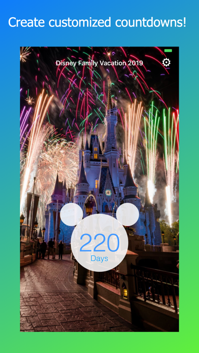 Countdown for Disney Worldのおすすめ画像1
