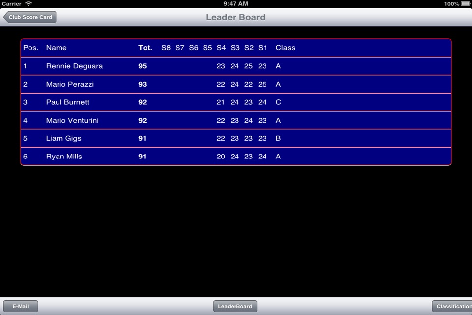 Clay Shooting Club Score Card screenshot 4