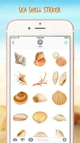 Game screenshot Sea Shell Life Stickers apk