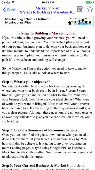 How to cancel & delete Marketing Plan - Brilliant Marketing Plan from iphone & ipad 3