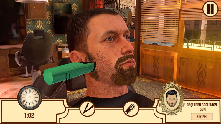 Barber Shop Hair Saloon Sim 3D