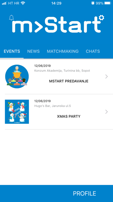 mStart events screenshot 2