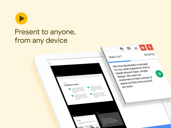 iPad Image of Google Slides