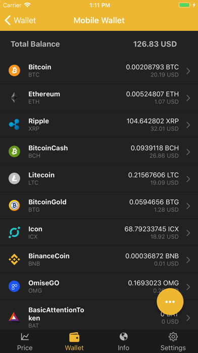 KeyWallet Touch: Crypto Wallet screenshot 3