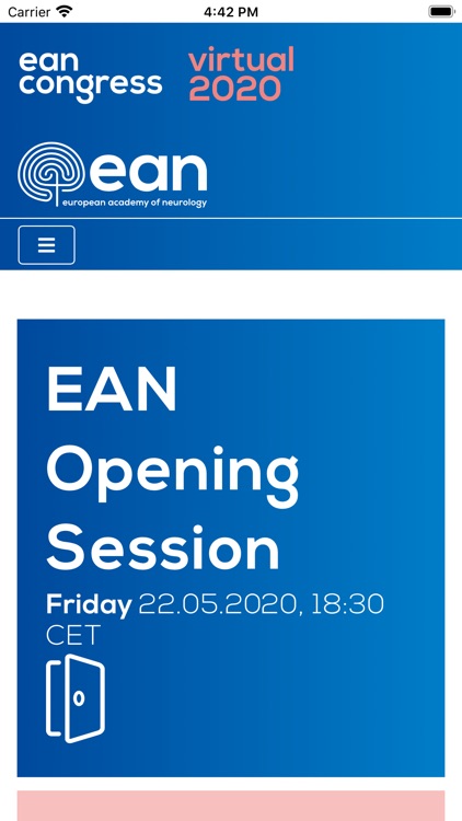 EAN virtual congress