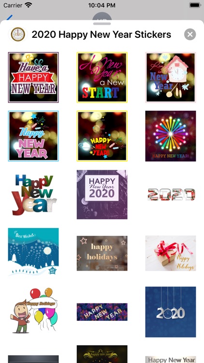 2020 Happy New Year Stickers screenshot-3