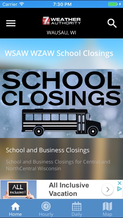 WSAW WZAW Weather Authority screenshot-4