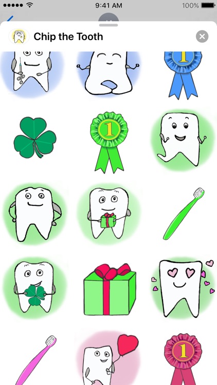 Chip the Tooth dental stickers screenshot-3