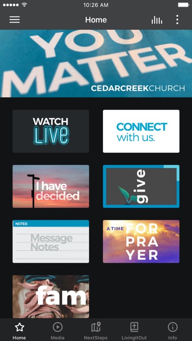 How to cancel & delete CedarCreek Church App from iphone & ipad 1