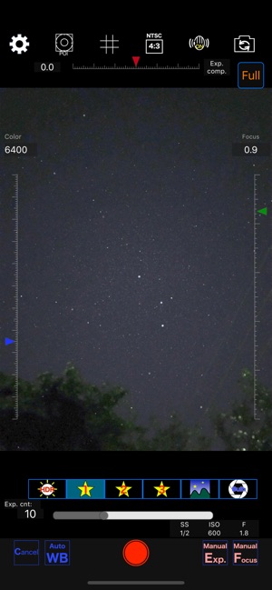 Starry sky Camera