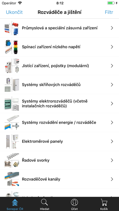 Sonepar Česká republika screenshot 2