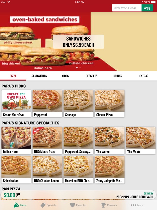 Papa John S Pizza Delivery On The App Store