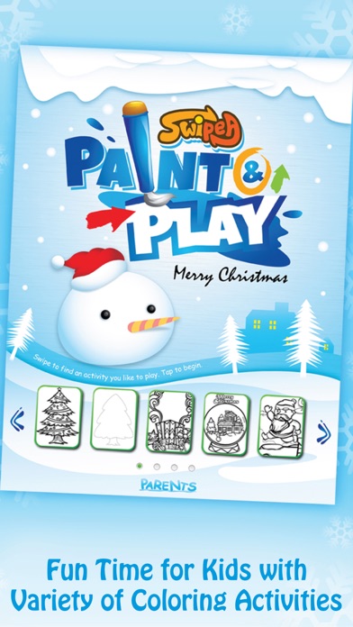 How to cancel & delete Paint & Play Christmas, Coloring Book For Kids from iphone & ipad 2