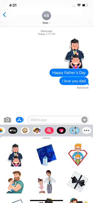 I Love Father’s Day Stickers(圖1)-速報App