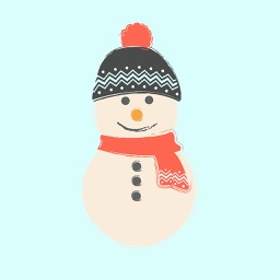 Hipster Snowman