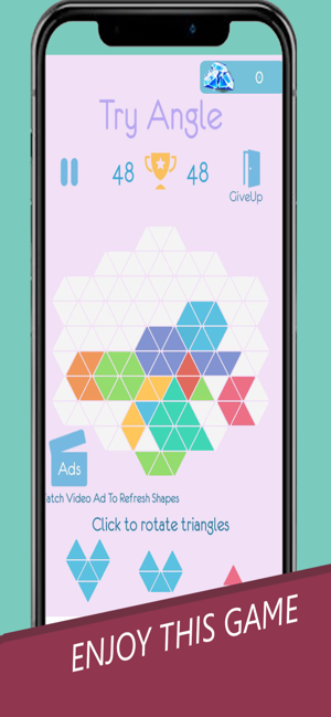 Try Angle – Triangle Puzzle(圖1)-速報App