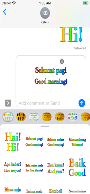 English Indonesian Stickers(圖4)-速報App