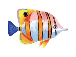 Downloads Watercolor Sea Life Emojis for iMessage