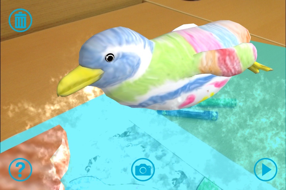 daub 3D coloring AR App screenshot 3