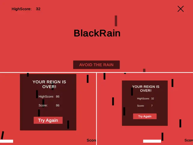 BlackRain By OF, game for IOS