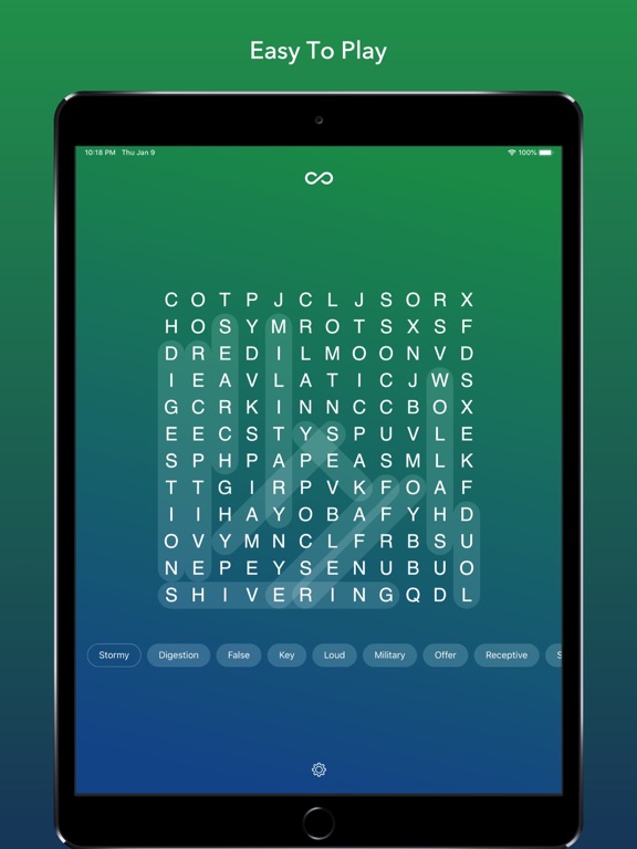 Screenshot #5 pour Infinity Wordsearch