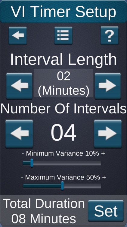 Variable Interval Timer -Ximer